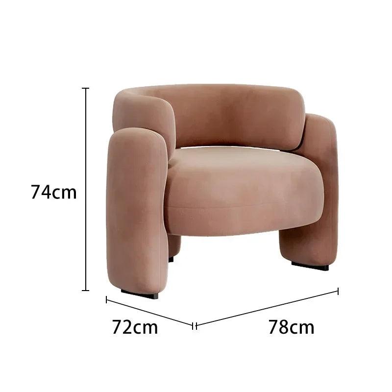 Nordic Living Room Chairs Lounges Floor White Lazy Luxury Living Room Armchair Modern Salon Cadeira Gamer Home Furniture MQ50KT - Pacisia