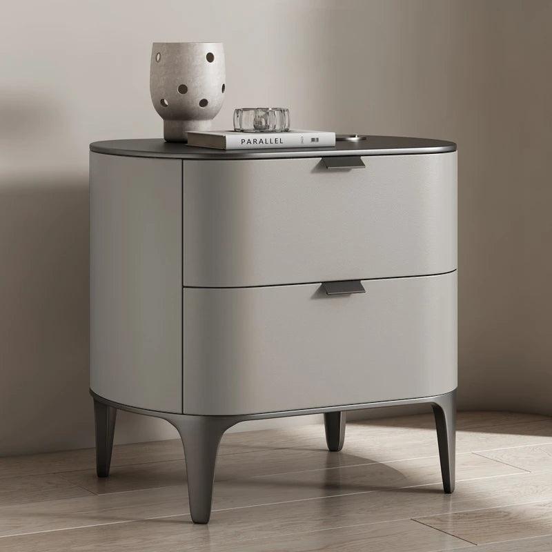 Bedside Tables Nightstands Brown Japandi Hotel Filing Cabinets Cute Nightstands Luxury Muebles Para El Hogar Salon Furniture - Pacisia