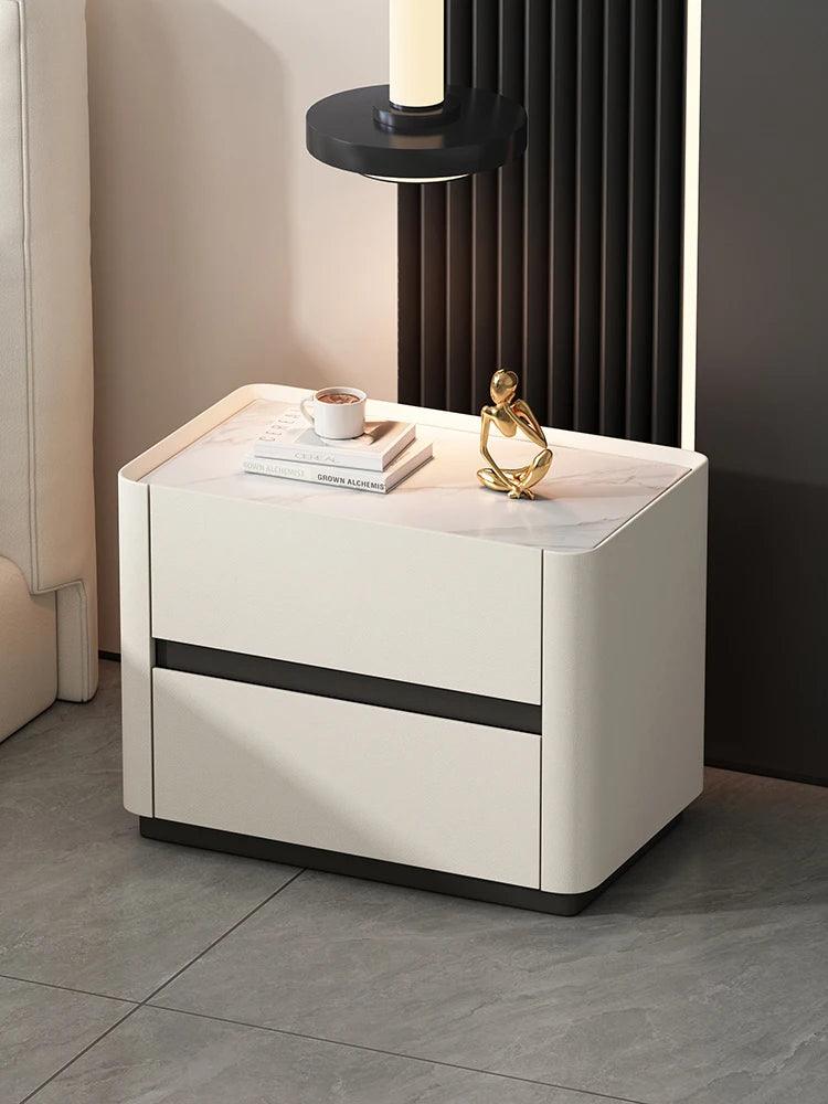 Modern Minimalist Bedside Bedroom Italian Design Drawers Luxury Unique Nightstands Mesitas De Noche Bedroom Furniture HYNT - Pacisia