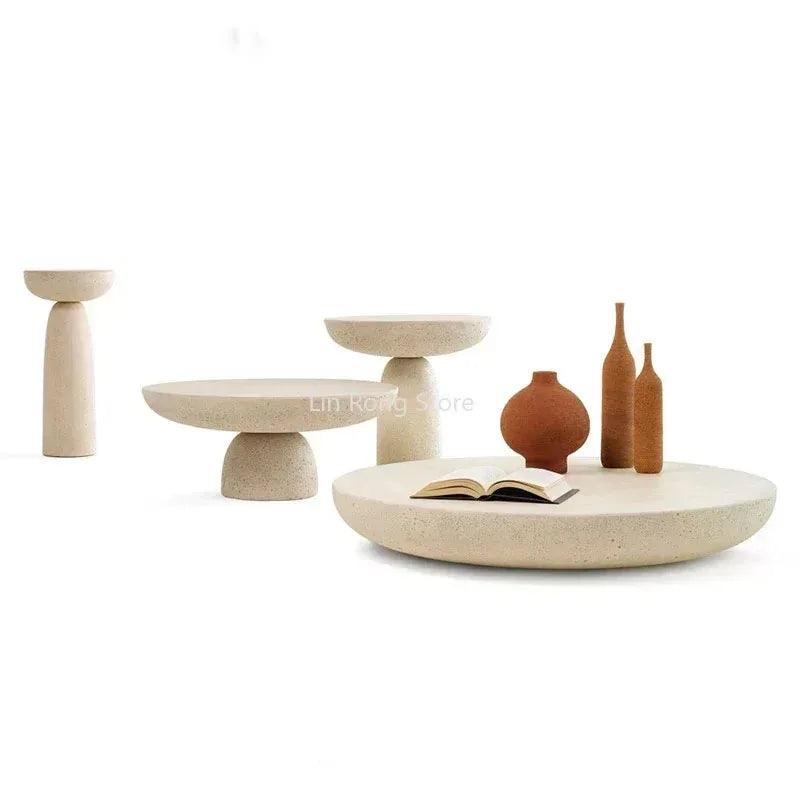 Nordic Round Side Table Modern Designer Japanese Coffee Tables Combination Stoliki Kawowe Garden Furniture HY - Pacisia