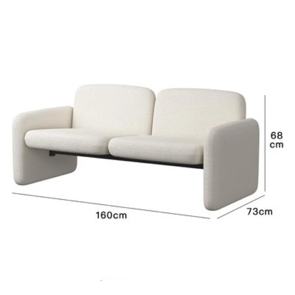 WW Scandinavia/Nordic Style Luxury fabric single double sofa fashion home or house or back yard simple sofa chair sherpa fabric - Pacisia