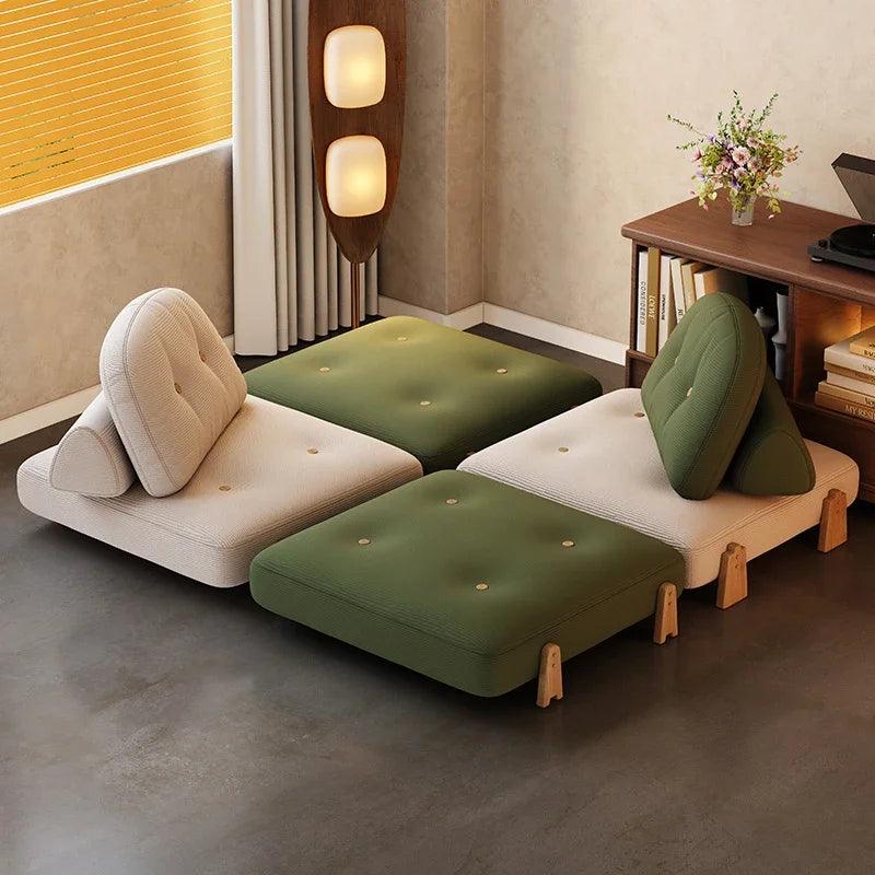 Folding Sofa Bed Dual-purpose Household Stretchable Sofa Bed Integrated Small Unit Living Room Tatami Sofa - Pacisia