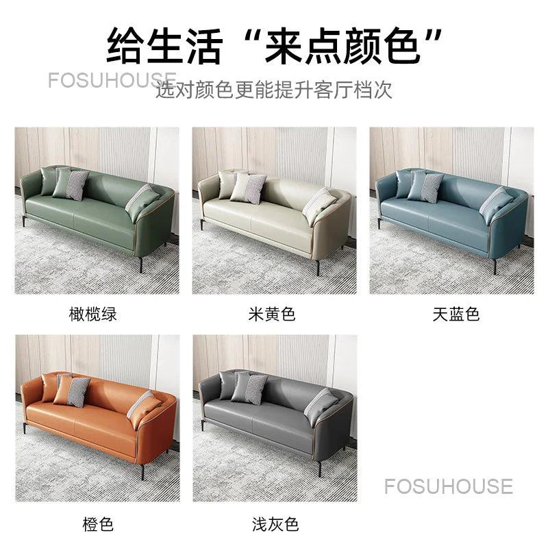 Nordic Simple Living Room Sofas Luxury Living Room Furniture Technology Cloth Modern Single Sofa home Bedroom Leather Small Sofa - Pacisia