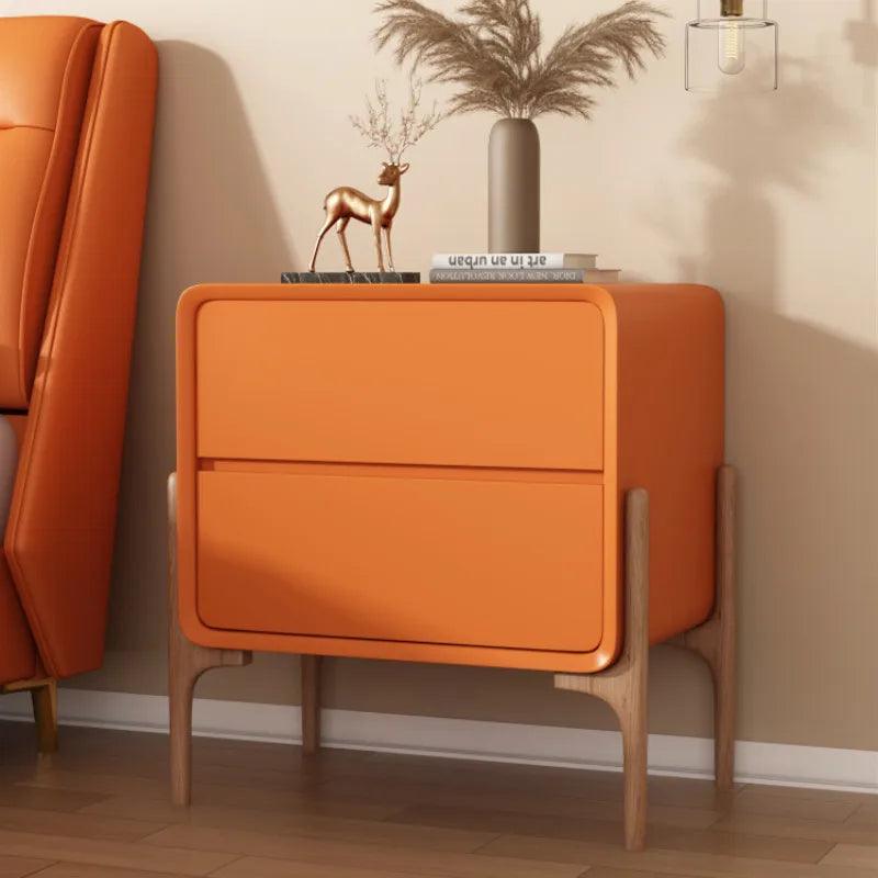 Nordic Wood Bedsides Table Unique Basses Laden Modern Coffee Desk Drawers Nightstands Luxury Mesitas De Noche Trendy Furniture - Pacisia