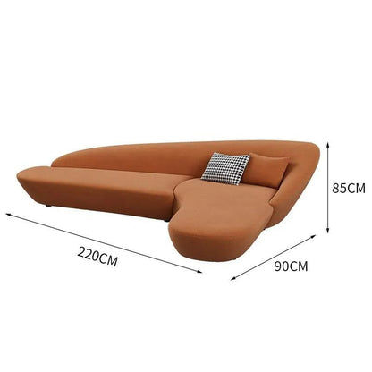 Italian European Sofas Modern Luxury Velvet Lounge Living Room Sofa Office Fabric Wooden Library Sofy Do Salonu Home Decor - Pacisia