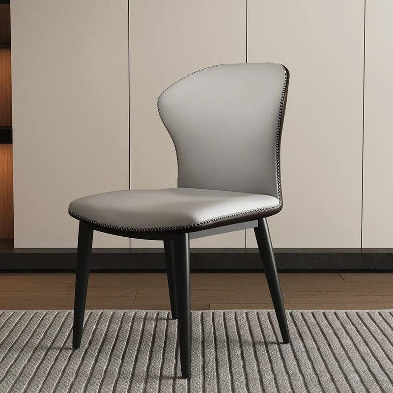 Luxury Trendy Dining Chairs Ultralight Kitchen Leather Beautiful Living Chairs Nordic Office Sillas De Comedor Home Furniture - Pacisia