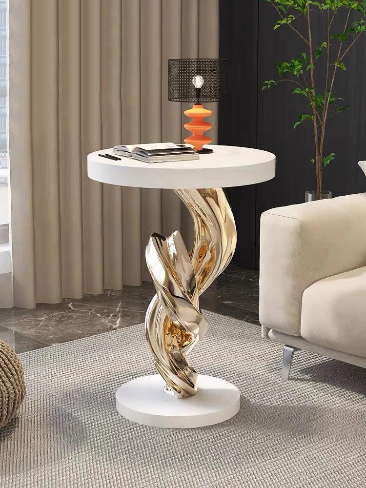 Modern Abstract Sculpture Table, Furniture, Sofa, Coffee Table, Side Table, Creative Corner Table, Home Light Luxury Decoration - Pacisia