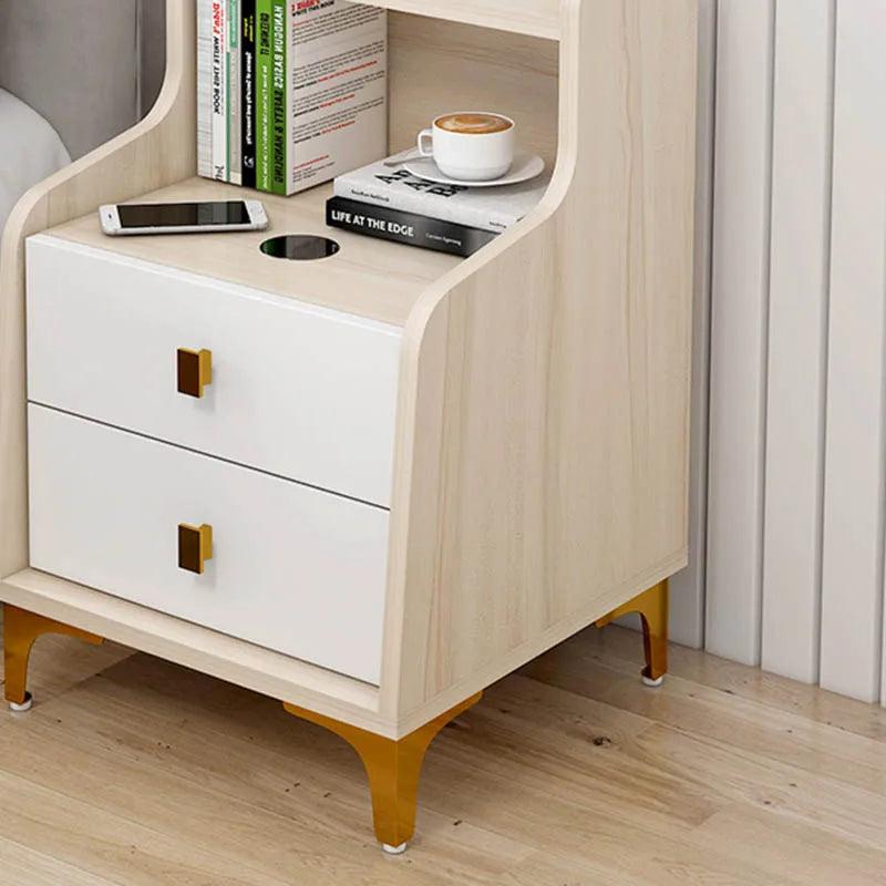 Organizers Storage Nightstands bedroom Nordic Rustic Modern small Bedside Table Simple Cheap center table de chevet furniture - Pacisia