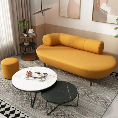 Foam Sponge Pillows Sofa Yellow Organizer Unusual Straight Couch Unique European Sofa Inflavel Furniture Cheap Sofas In Offers - Pacisia