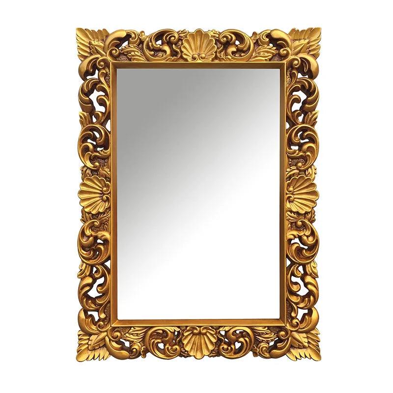 Decorative Mirror Wall Hanging Squares Glass Large Cosmetic Bathroom Decorative Mirror Makeup Miroir Mural Home Decoration - Pacisia