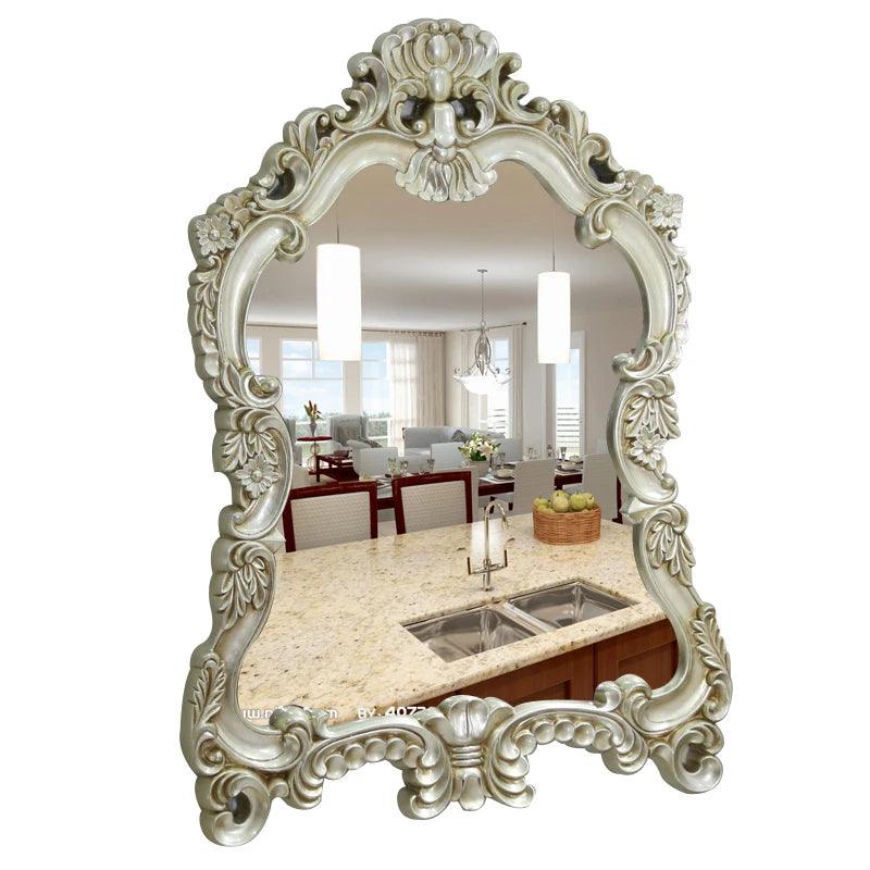 Unbreakable Wall Mirror Irregular Glass Cute Portable Mirror Bathroom Makeup Espejos Adhesivo De Pared Quirky Home Decor - Pacisia
