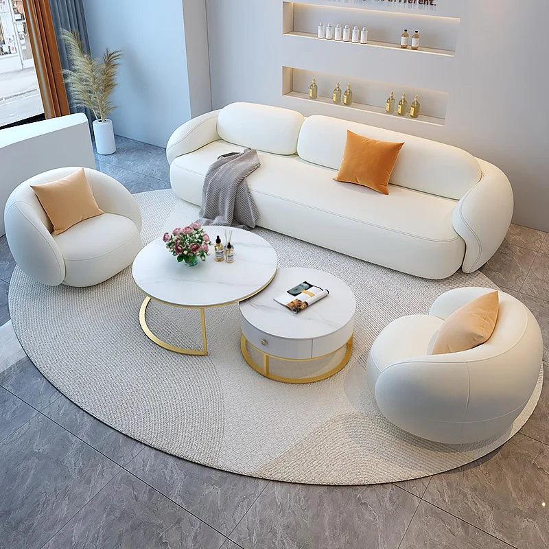 High Back Beauty Sofa New Arrival Large Nordic Human Sofa White Designer Muebles Para Salas Modernos Living Room Furniture - Pacisia