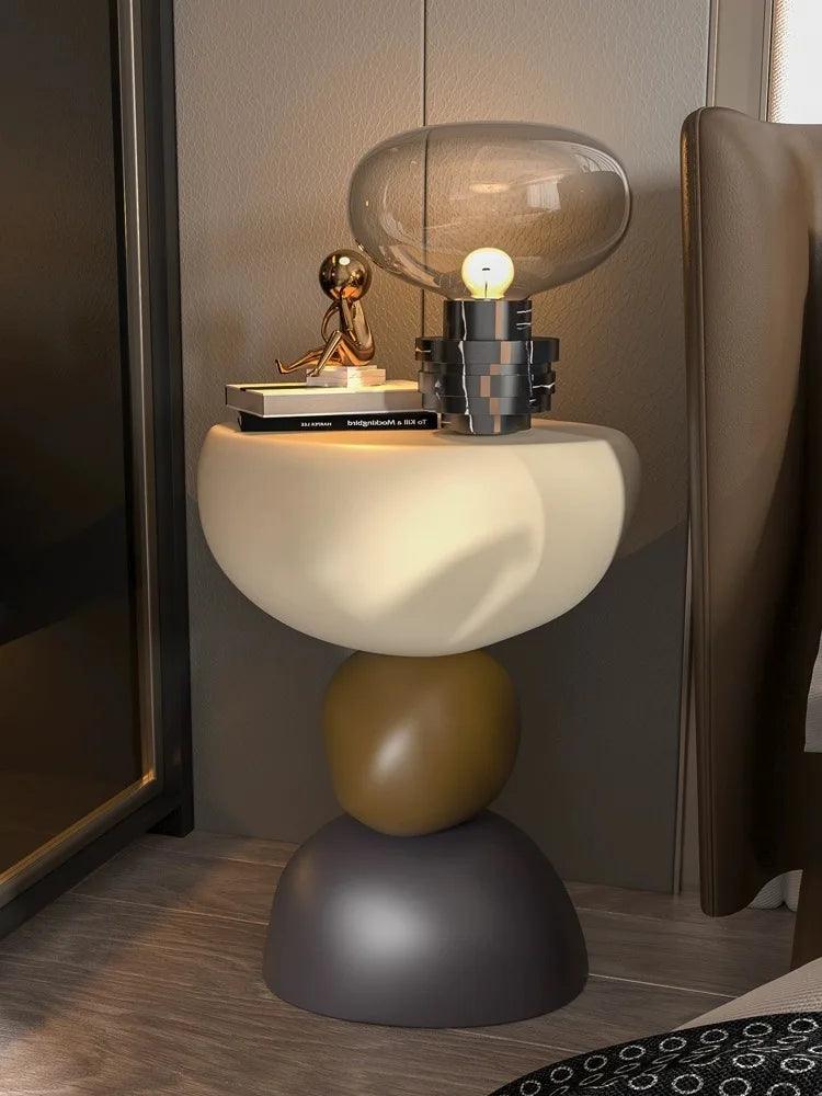 Creative Imitation Stone Tea Table,Nordic Small Side Table,Modern Coffee Table, Corner Table,High-end Home Decoration Furniture - Pacisia