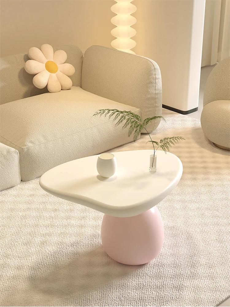 Cream style living room, sofa side table, floor to ceiling ornaments, coffee table, household bedside table, decor corner table - Pacisia
