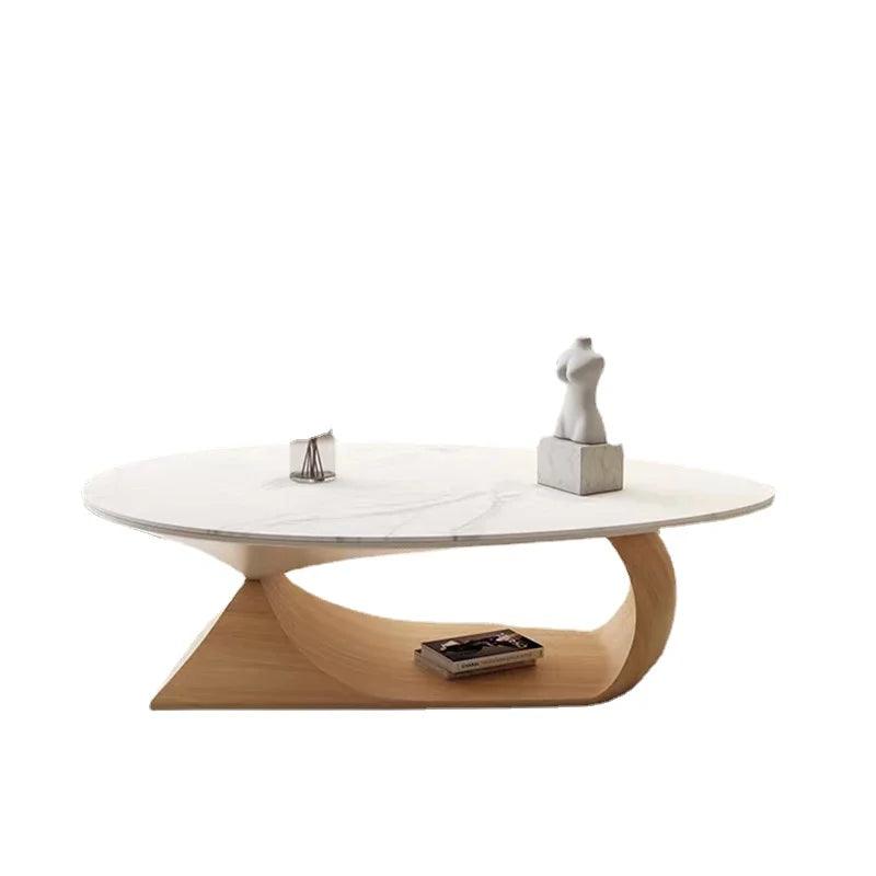 Oval Modern Coffee Table Luxury Irregular Organiser Outdoor Center Coffee Table Mesa Lateral Hotel Mesa Auxiliar Salon Furniture - Pacisia