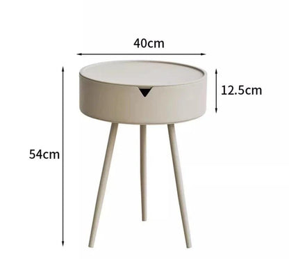 Modern Simple Bedroom Bedside Table Rental Room with Bed Side Table Storage Small Table Tea Table Coffee Table By The Sofa - Pacisia