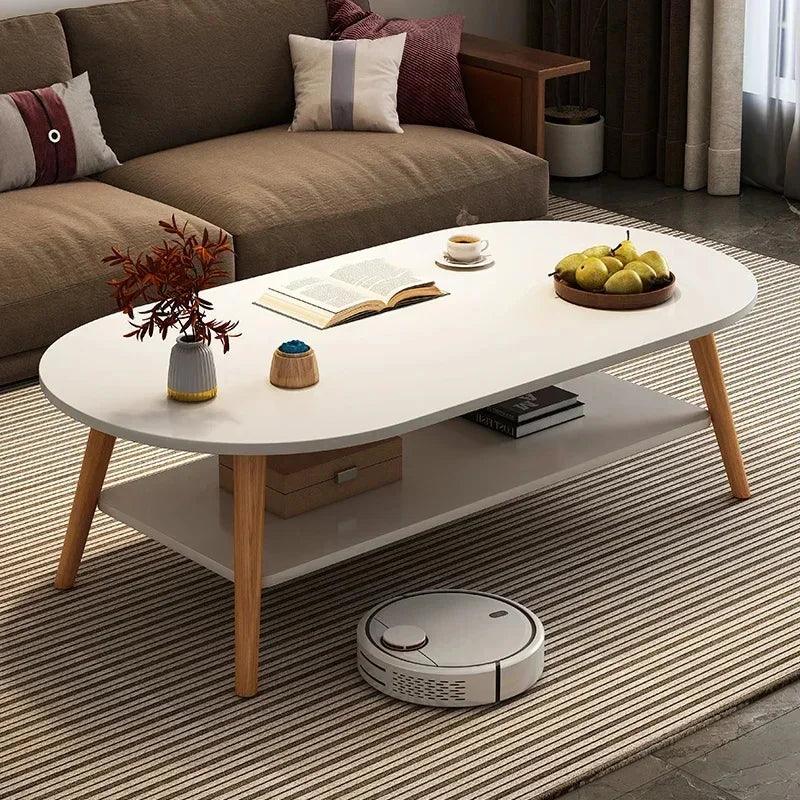 Accent Luxury Replica Coffee Tables Center Entrance Dining Hallway Nordic Coffee Tables Wooden Muebles De Sala Home Furniture - Pacisia