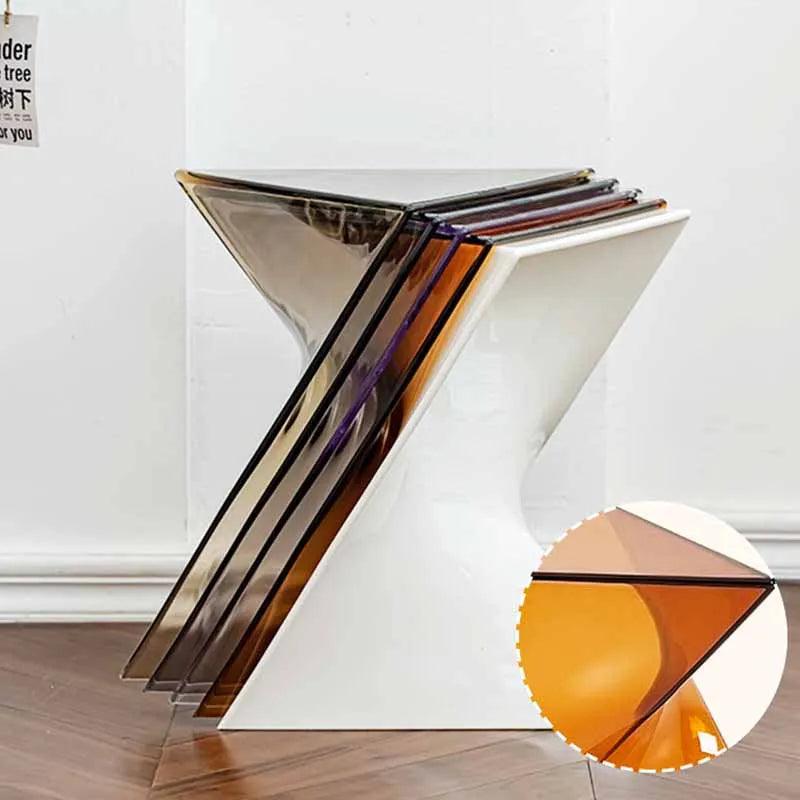 Minimalist Modern Coffee Tables Decoration Living Room Accessories Transparent Sofa Side Table Geometric Bedroom Corner Tables - Pacisia