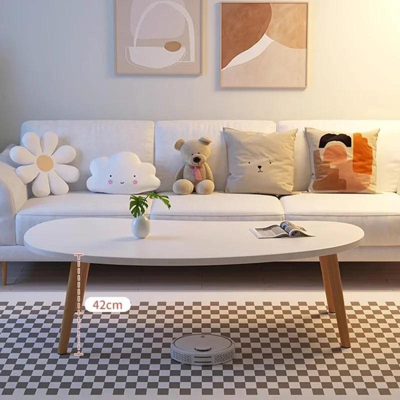 Nordic Industrial Coffee Tables Books Designer Premium Japanese Coffee Tables Wood Minimalist Mesa De Centro De Home Furniture - Pacisia
