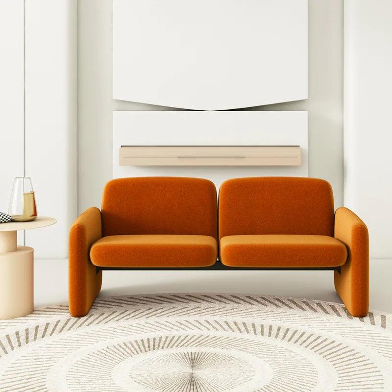 WW Scandinavia/Nordic Style Luxury fabric single double sofa fashion home or house or back yard simple sofa chair sherpa fabric - Pacisia