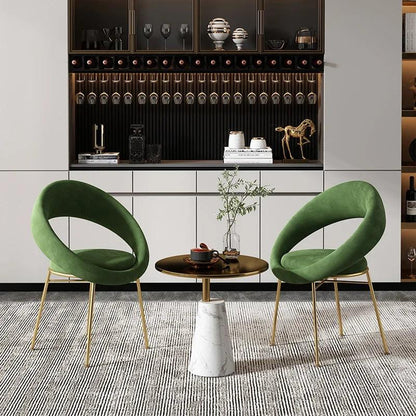 Modern Design Office Dining Chairs Metal Living Room Throne Vanity Chair Luxury Elegant Kitchen Meubles Household Items - Pacisia