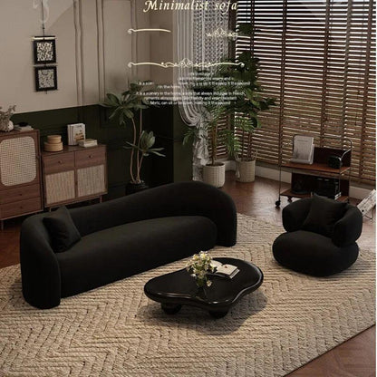 Black Living Room Sofas Bed Modern Nordic Minimalist Sofas Luxury Sectional Europe Salas Y Sofas Muebles Economicos Furniture - Pacisia