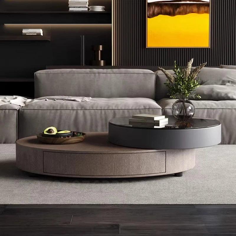 Console Furniture Coffee Table Low Table Desk Side Tables Center Living Room Hall Lift Up Round Sofa Yemek Masasi Design Home - Pacisia