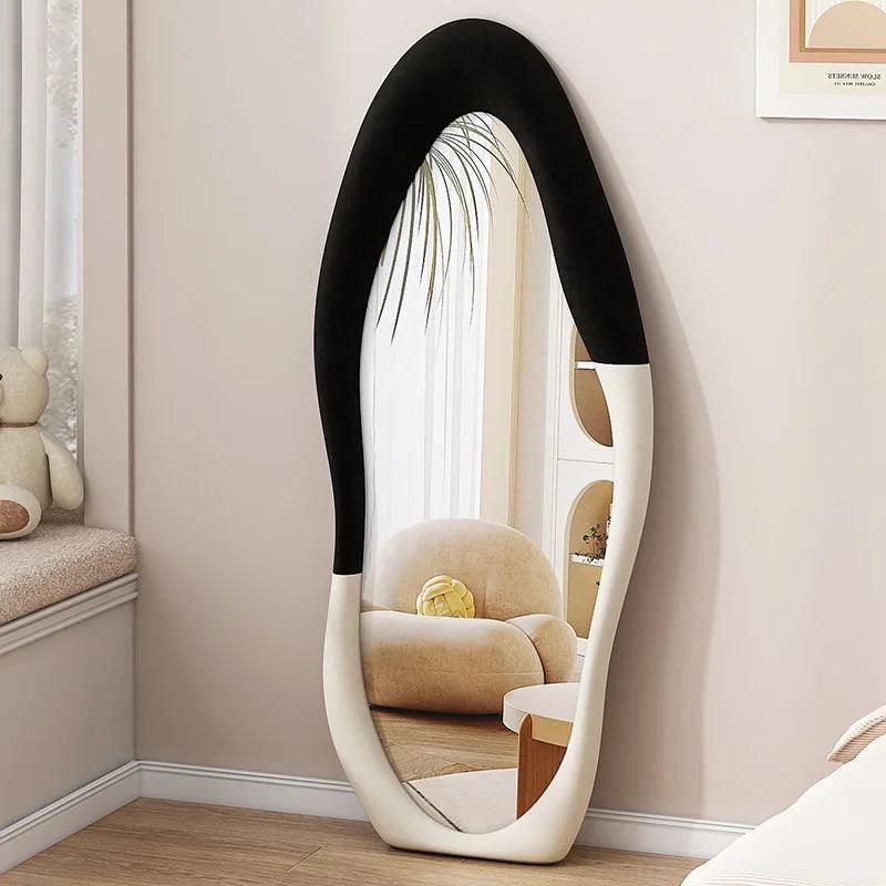 Home Decoration Luxury Wall Arts Large Full Body Mirror Bathroom Mirrors Art Korean Interior Circular Aesthetic Espejo Room - Pacisia