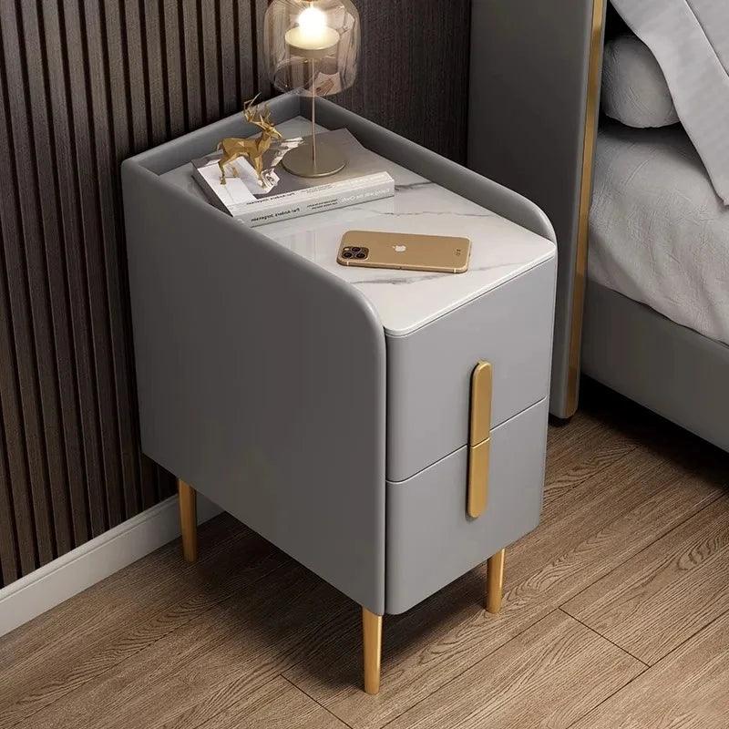Bedside Storage Nightstand Nordic Modern Bedroom Luxury Home Nightstands Wood Minimalist Mesitas De Noche Hotel Furniture - Pacisia