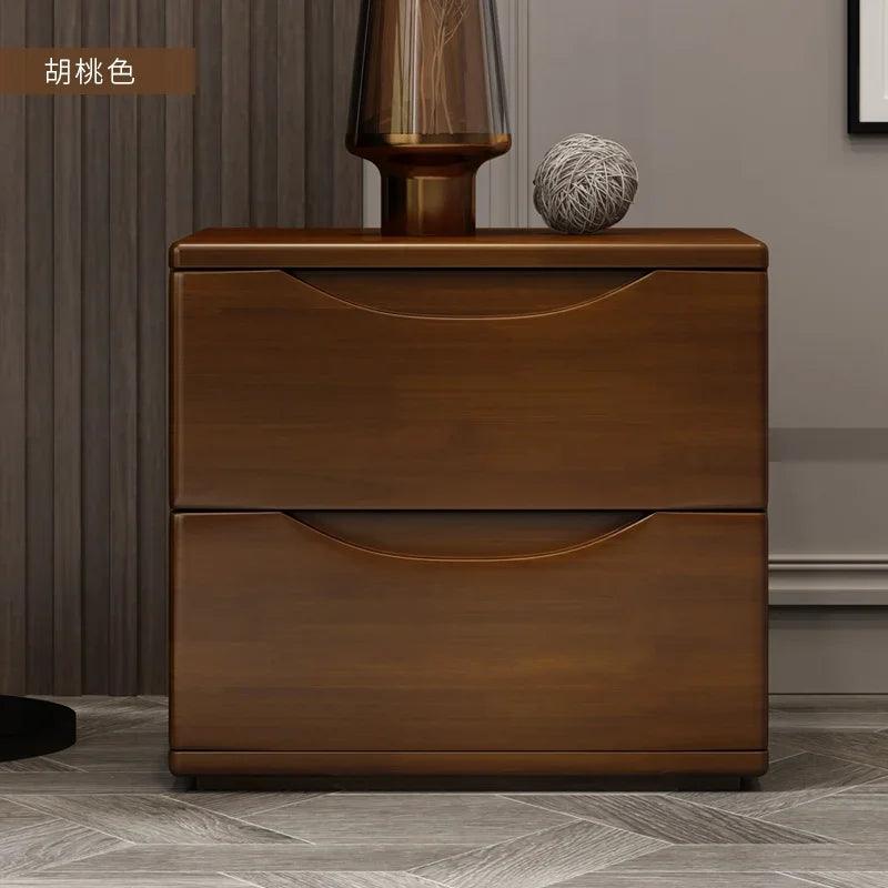 Wood Luxury Bedside Table Bedroom Dressers Drawers Nightstand Storage China Organizer Computer Mesitas De Noche Home Furniture - Pacisia