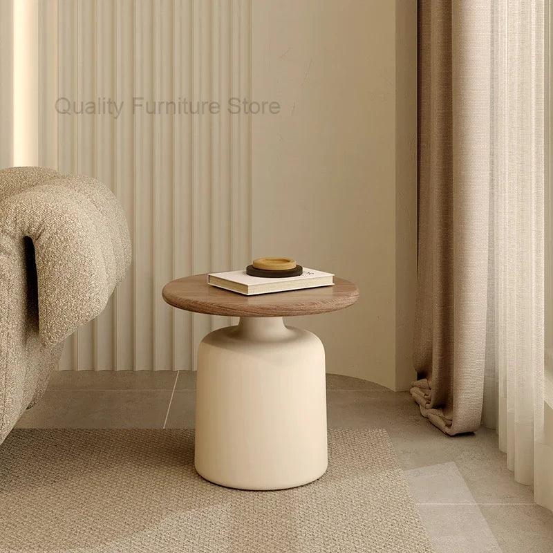 Entryway Luxury Coffee Tables Aesthetic Round Unique Bedroom Mobile Side Table Minimalist Simple Mesa De Centro Home Furniture - Pacisia