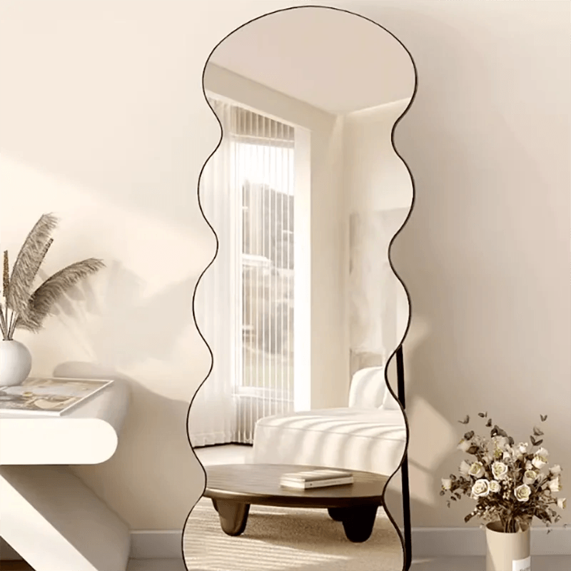 Bedroom Irregular Mirror Aesthetic Art Floor Full Body Mirror Luxury Bathroom Espejos Decorativos De Pared Decorative Mirrors - Pacisia