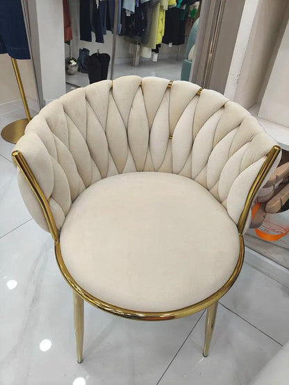 Luxury Makeup Chairs,Home Living Room Dining Chair,Backrest,Bedroom Dressing Table,Stools,Furniture,Nail Beauty Stool Customized - Pacisia