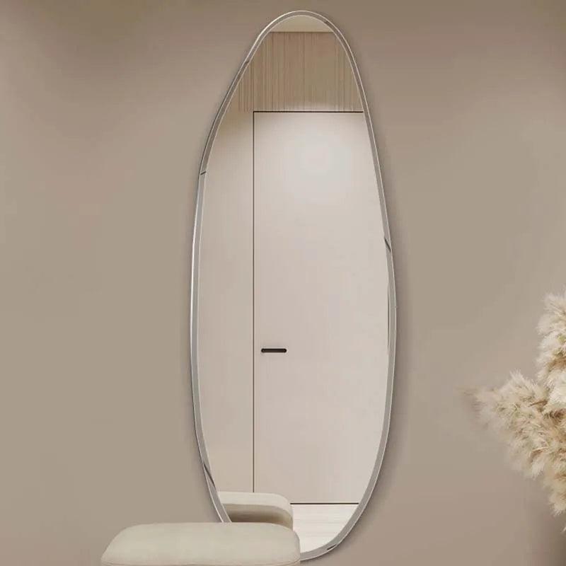 Bedroom Wall Mirror Led Light Luxury Aesthetic Living Room Vanity Mirror Korean Large Spiegel Met Verlichting Room Decor - Pacisia