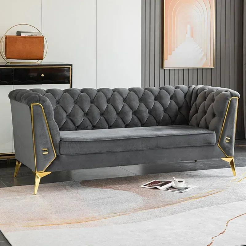 Modern Corner Living Room Sofa Leather Nordic European Living Room Sofa Prefabricated Oturma Odası Kanepeleri Furniture ZY50SF - Pacisia