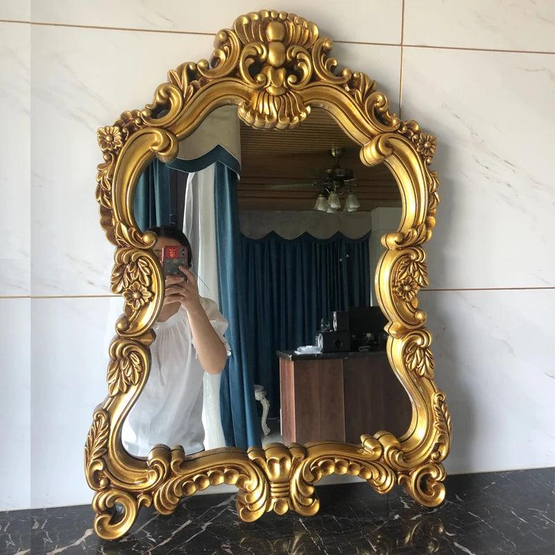 Unbreakable Wall Mirror Irregular Glass Cute Portable Mirror Bathroom Makeup Espejos Adhesivo De Pared Quirky Home Decor - Pacisia