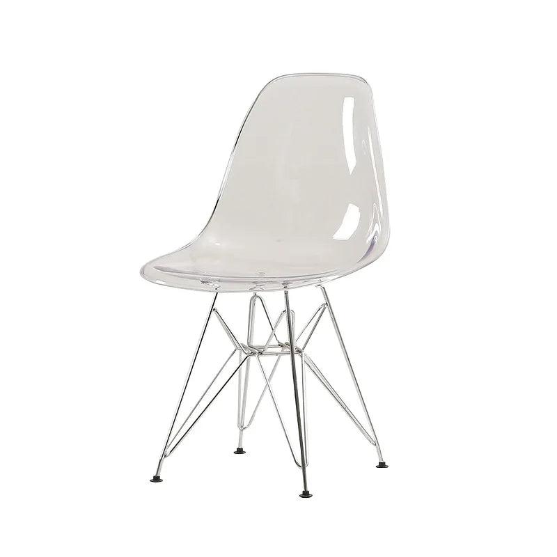 Joylove PC Chair Fashion Simple Transparent Plastic Chair Dining Chair Simple Creative Personality Dining Chair Coffee Chair - Pacisia