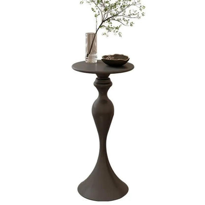 Cream Style Sofa Side Table Side Table Shelves Iron Small Coffee Table Mini Bedside Celebrity Small Round Table Can Be Moved - Pacisia