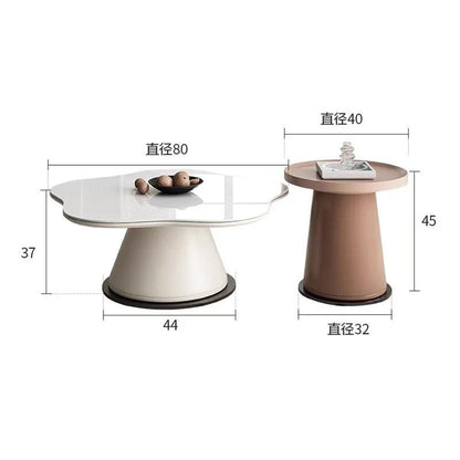 Simple Luxury Coffee Table Bedroom Organizer Authentic Modern Coffee Tables Round Minimalist Tavolino Da Salotto Home Furniture - Pacisia