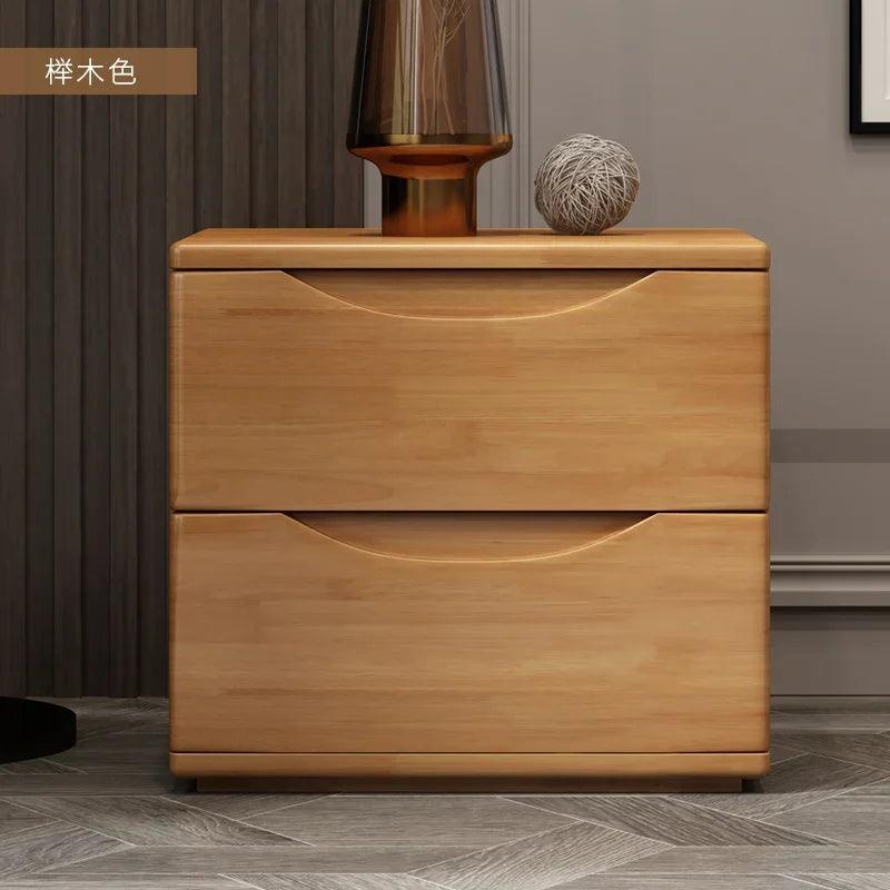 Wood Luxury Bedside Table Bedroom Dressers Drawers Nightstand Storage China Organizer Computer Mesitas De Noche Home Furniture - Pacisia