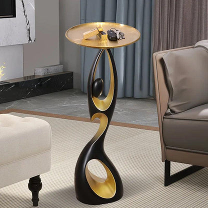 Creative Home Decor Art Abstract Sofa Side Table Light Luxury Living Room Porch Decoration Corner Table Designer Furniture - Pacisia