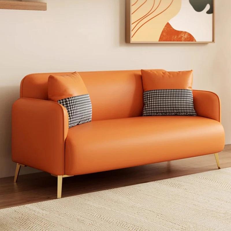 Double Simple Filler Sofa Cover Luxury Lounge Recliner Foam Sofa Fancy Relaxing Muebles Para Salas Modernos Room Furniture - Pacisia