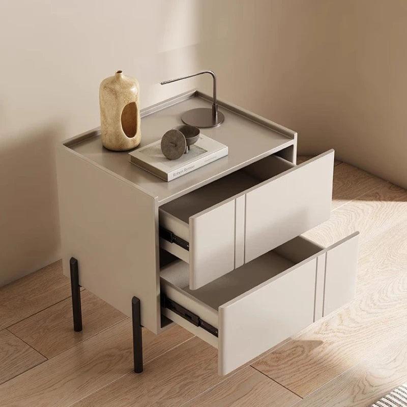 Side Bed Tables Bedroom Storage Bedside Table Room Cabinet Narrow Closets Night Stand Desk Coffee Criado Mudo Minimalist Sofa - Pacisia