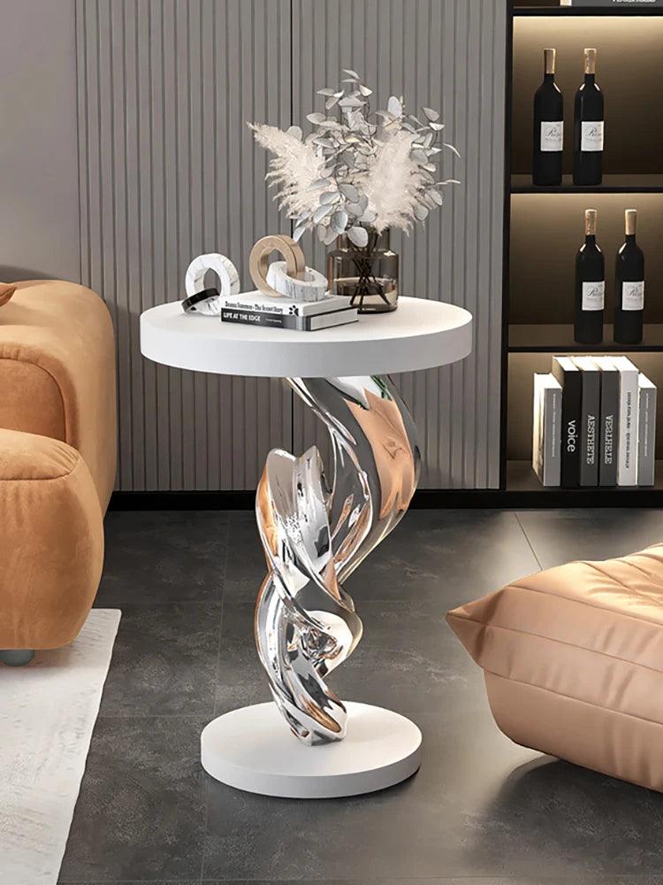 Modern Abstract Sculpture Table, Furniture, Sofa, Coffee Table, Side Table, Creative Corner Table, Home Light Luxury Decoration - Pacisia