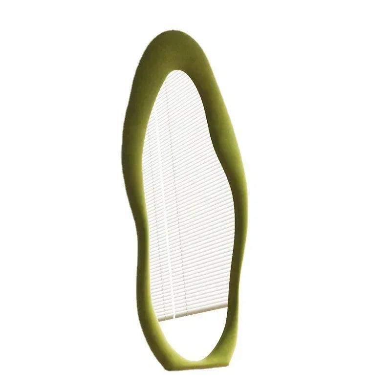 Large Wall Decorative Mirror Nordic Hanging Floor Irregular Cosmetic Full Body Mirror Bathroom Espejo Joyero Decoration Home - Pacisia