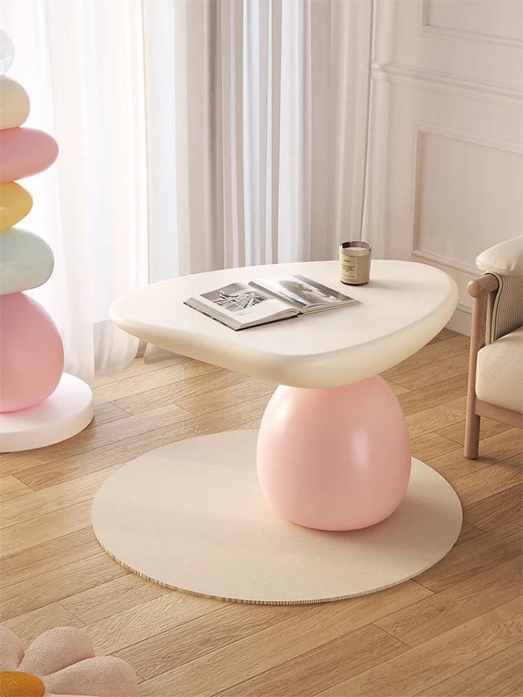 Cream style living room, sofa side table, floor to ceiling ornaments, coffee table, household bedside table, decor corner table - Pacisia
