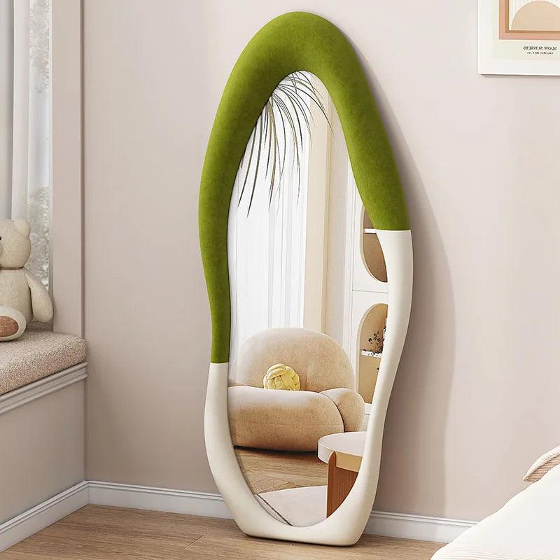 Home Decoration Luxury Wall Arts Large Full Body Mirror Bathroom Mirrors Art Korean Interior Circular Aesthetic Espejo Room - Pacisia