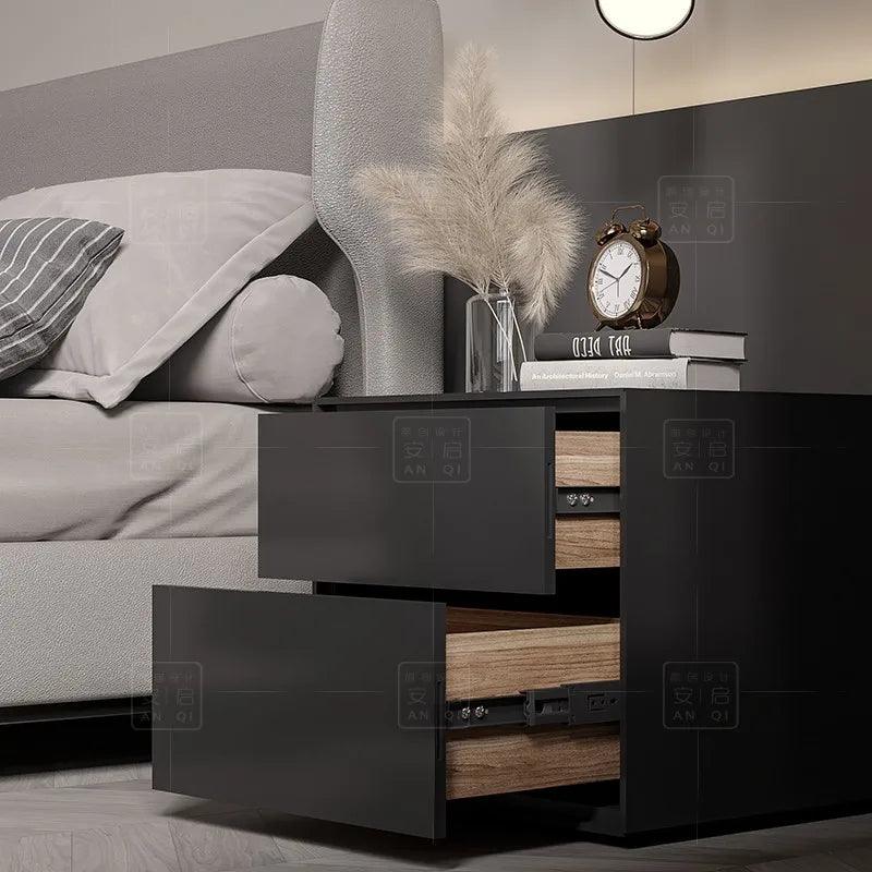 Narrow Nordic Bedside Table Bedroom Dressing Luxury Removable Bedside Table Created Drawer Nachttisch Furnitures for Bedroom GG - Pacisia