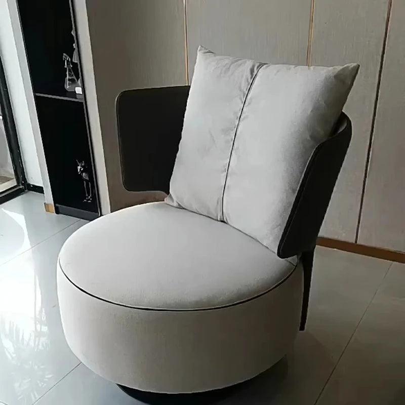 Modern Luxury Accent Chairs Unique Aesthetic Nordic Rest Comfortable Chair Arm Metal Floor Fauteuil Salon Home Furniture WJ40XP - Pacisia