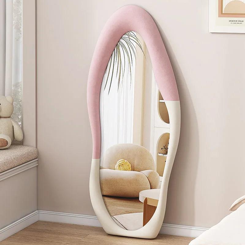 Home Decoration Luxury Wall Arts Large Full Body Mirror Bathroom Mirrors Art Korean Interior Circular Aesthetic Espejo Room - Pacisia